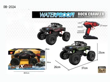 110 R/C 2.4G waterproof amphibious climbing car usb charger