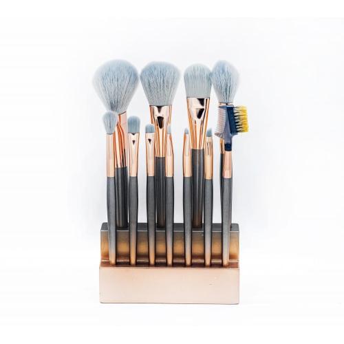 Ensemble de pinceaux de maquillage de visage professionnel de 11 PCS