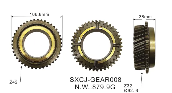 OEM ME600767 Synchronizer Gear 32-42T for Mitsubishi PS125 Gearbox Transmission Parts