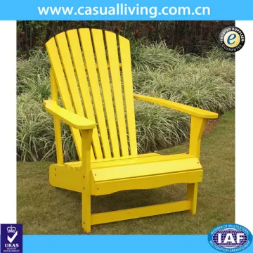 Folding Wood Adirondack Outdoor Patio Lounge Chair