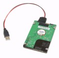 USB-Stecker auf 15Pin SATA Female Netzkabel