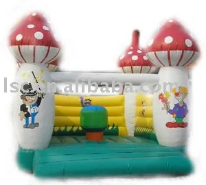 mushroom jumping castle