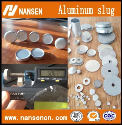 Aluminum slug slugs for cigar&handcream&toothpast tubes