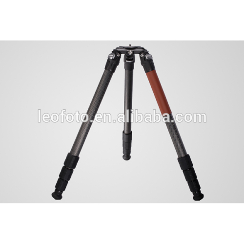 fluid head tripod with large load capacity and carbon fiber material