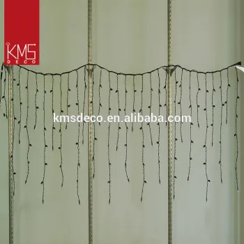 Custom made newest different types connectable led falling icicle lights