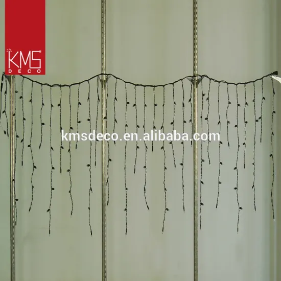 Custom made newest different types connectable led falling icicle lights