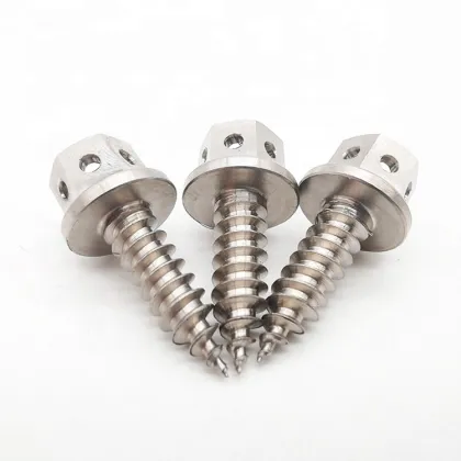 High Quality Titanium Hex Flange Bolts for Automobile