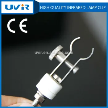 UVIR GJ0005 Short Wave High quality infrared halogen lamp clip 14mm-15mm
