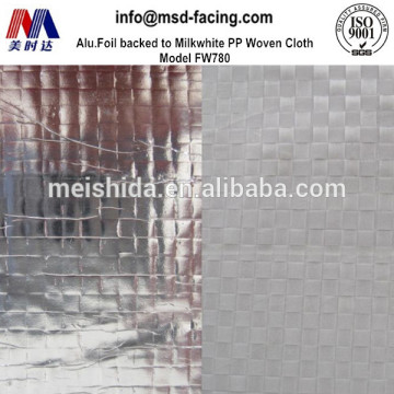 Woven Fabric Laminate Aluminum Foil from China Manufacturer