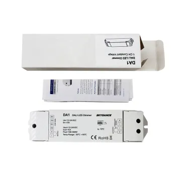 DA1 Push Dim DALI LED Controller for 12-24V LED Strip Lights