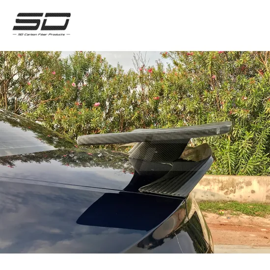 SD Design High Quality Carbon Fiber Rear Spoiler Wing for Audi S4 2019