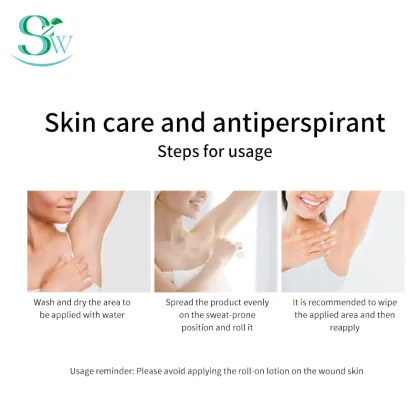 Roll on deodorant under breasts 48 hour