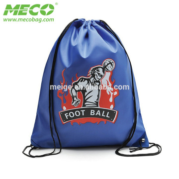 Benutzerdefinierte Förderung Fußball Rucksack Kordelzug