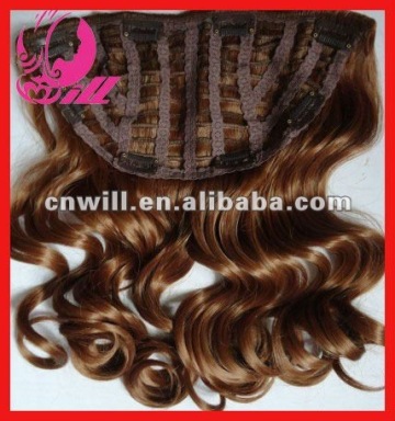 Hot Sale Synthetic Hair Wigs Curly Hair Wig One Piece Clip In Hair Extension High Temperature Synthetic Wigs