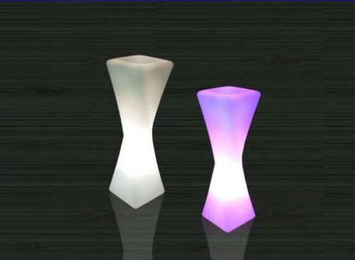 Outdoor Decoration Waterproof LED Twisted Flower Vase (F004)