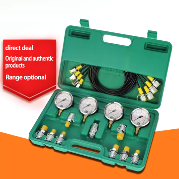 4 Gauge Hydraulic Pressure Measurement Kit for Construction Machinery Diagnostic Tool