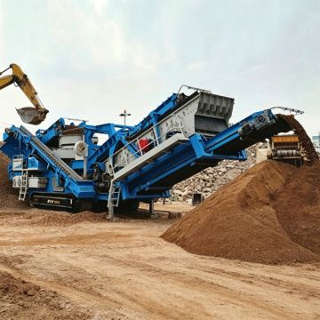 Concasseur mobile de fabrication de sable VSI sur chenilles
