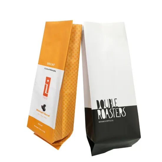 Wholesale 5lb Coffee Bag with Valve - Gusseted Packaging Bag
