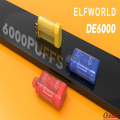 Einweg -Vape Vanille -Eis Elf World DE6000
