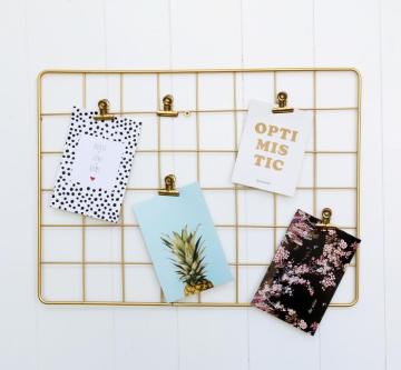FU-19281  wall hanging grid decorative wall clips