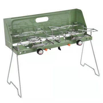 Stufa barbecue a butano pieghevole portatile per campeggio a guida autonoma all'aperto