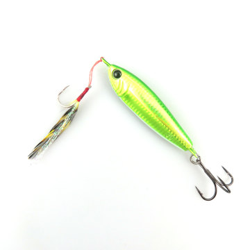 Factory Direct High-Quality Long-range Fluorescent Iron Plate 30g Double Hook Luya Fishing Bait