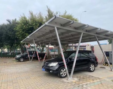 W type photovoltaic carport Structural stability