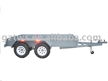 box trailer/tadem axle trailer / powder painting trailer