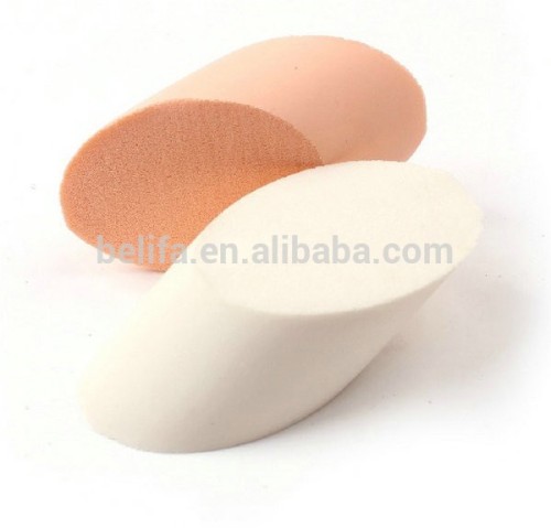 2Pcs Facial Cosmetic White Pale Pink Sponge Powder Puff