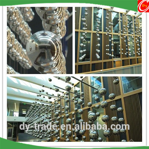 christmas decoration stainless steel ball for ceiling