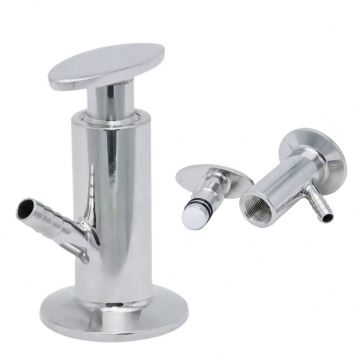 Food Grade Tri Clamp Plug Sanitary Sampling Valve for Beer Fermentation