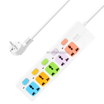 Kindbestendig universeel type extensies Socket 10A 250V Power Strip