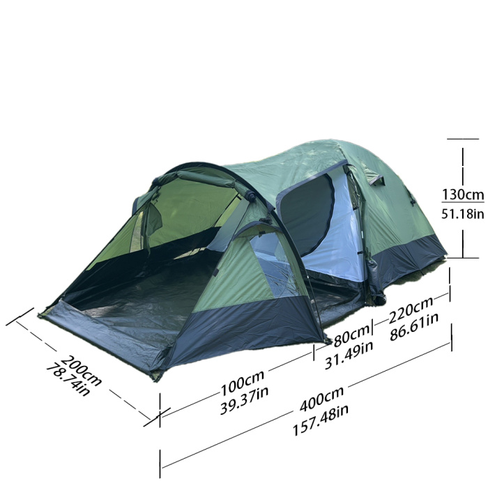 I-Toffer Tunnel Teal Camp ngeVestibule - Umuntu ongumuntu ongamanzi 4 Itende Lamanzi Lokugibela Ibhayisekili, Ukuhamba Ngezithuthuthu, Ukuhamba ngezinyawo