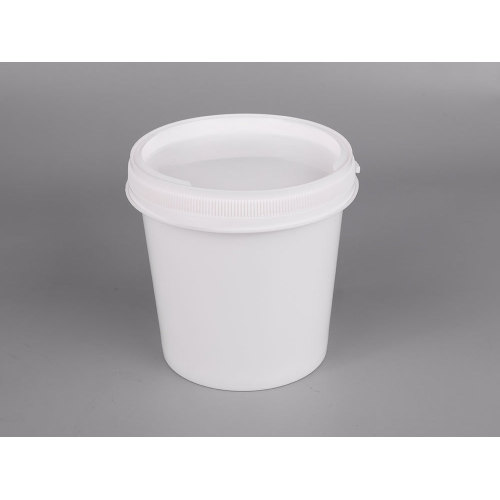 Cubo de plástico redondo sellado espesado 1L-3#