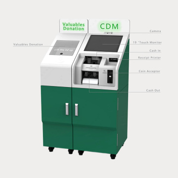 Cash and Coin Deposit System for Charity Giving Organizations