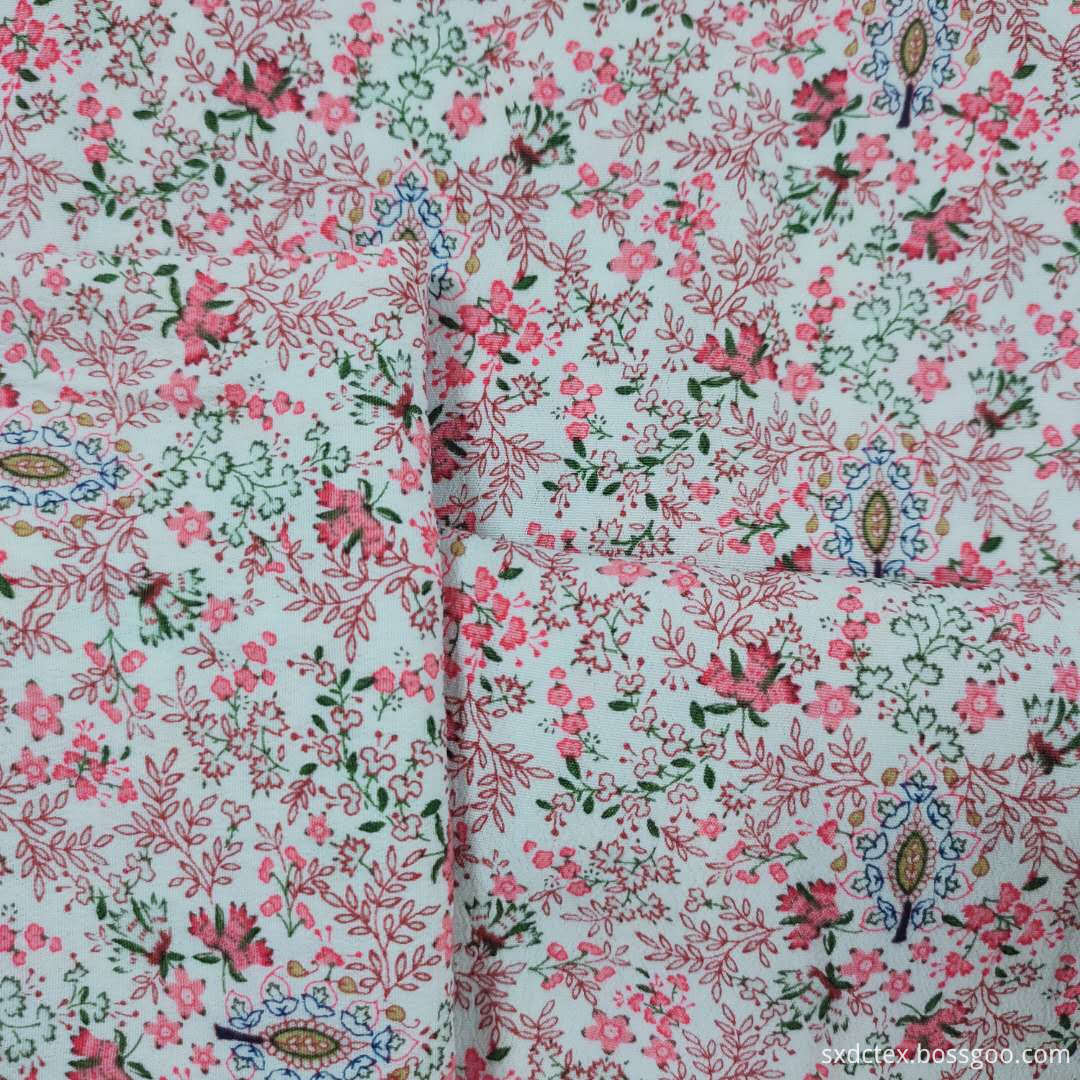 Lady's Skirt Printed Fabric