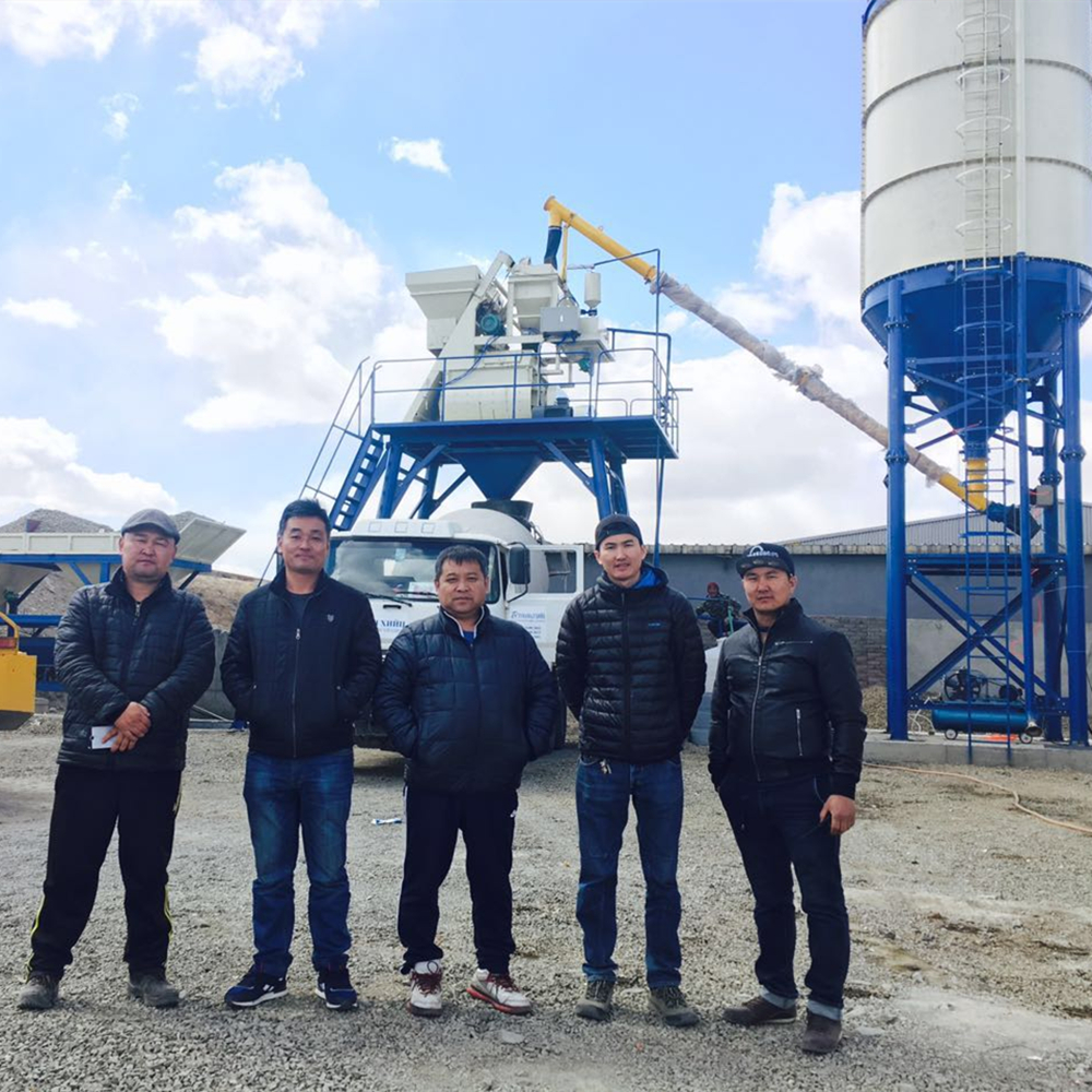 HZS 50 Stationary Concrete Batching Plant