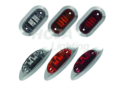 2.6 inch x1 inch LED Marker Light & Clearance Light, Surface Mount LED Marker Light