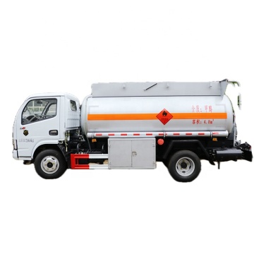 8000L Carbon Steel Fuel Tank Truck with Cummins Engine for Gas Stations