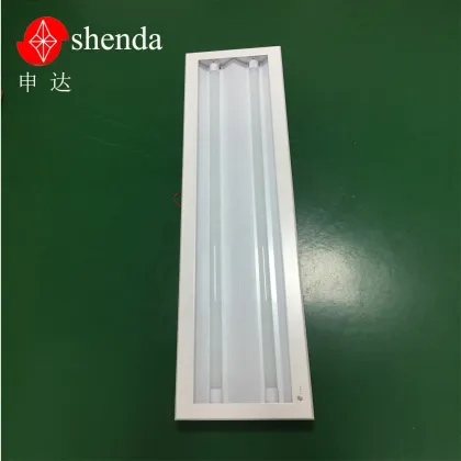 Cleanroom Lighting 1200x300mm Double Tube Fluorescent LED Light Fixture