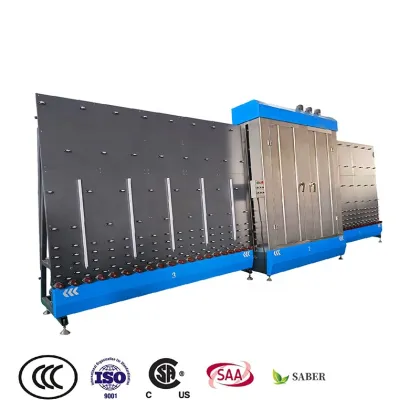 China Manufacturer Intelligent Glass Processing Machinery: Vertical Glass Cleaning Machine