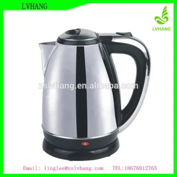 automatic shutoff 2.0 L cordless stainless steel electric kettle