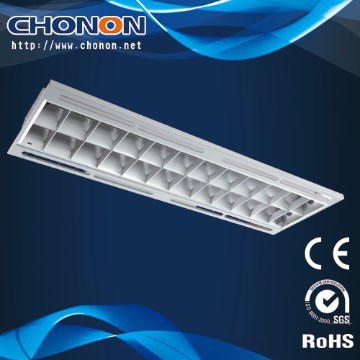 T8 2X40W fluorescent light fixture with air slot