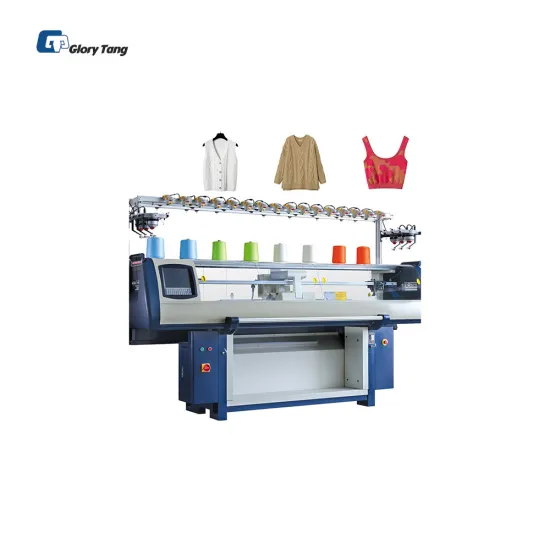 Versatile Industrial Flat Knitting Machine for Sweaters, Scarves, and Knitwear Production