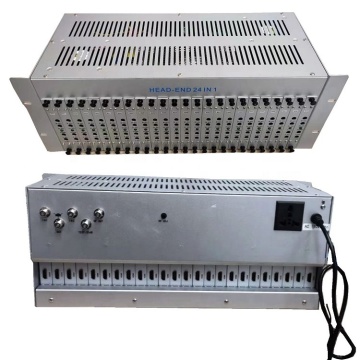 24 I 1 AV/HD till RF 24 -kanal Fixad modul TV Analog CATV RF -modulator
