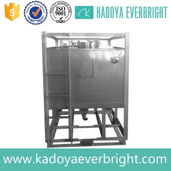 Gold supplier rectangular stainless steel ibc water container