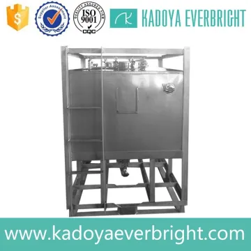 Gold supplier rectangular stainless steel ibc water container