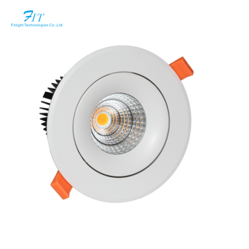 Flicker-Free High CRI LED COB Downlights with 5-Year Warranty