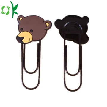 New Design Cute Silicone Bookmark for Gift