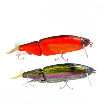 160mm 59g Multi Jointed 2 Section Minnow Swimbait - Sinking Wobbler Artificial Bait for Bass Pike